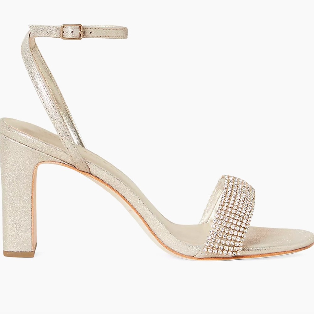 Loeffler Randall Shay Rhinestone Ankle-Strap Sandals